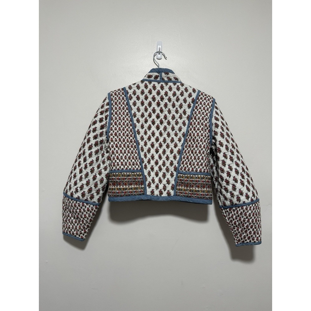 Veronica Beard Kamila Reversible‎ Quilted Floral Jacket - Picture 8 of 10